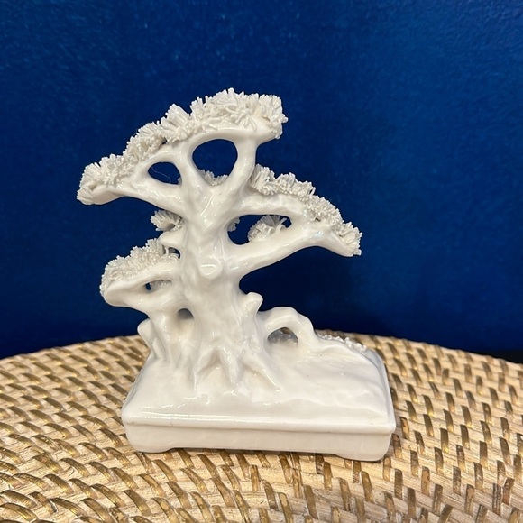 Vintage Ardalt Lenwile BONSAI White Spaghetti Porcelain Verithin Tree Japan - Picture 3 of 5